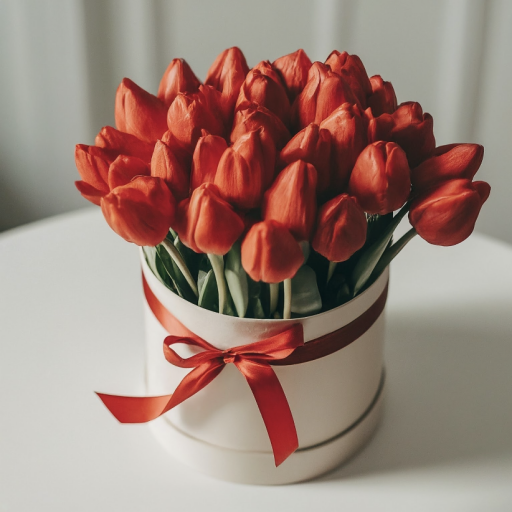 Piros Tulipán box